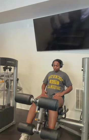 Woman at the gym